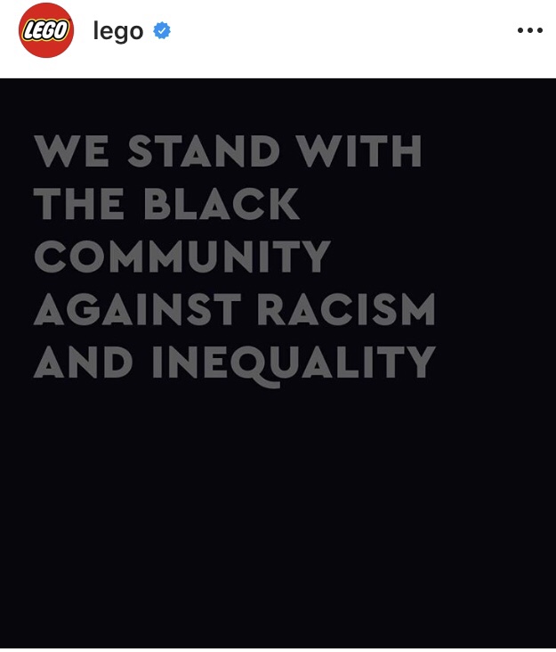We stand with the black community against racism and inequality