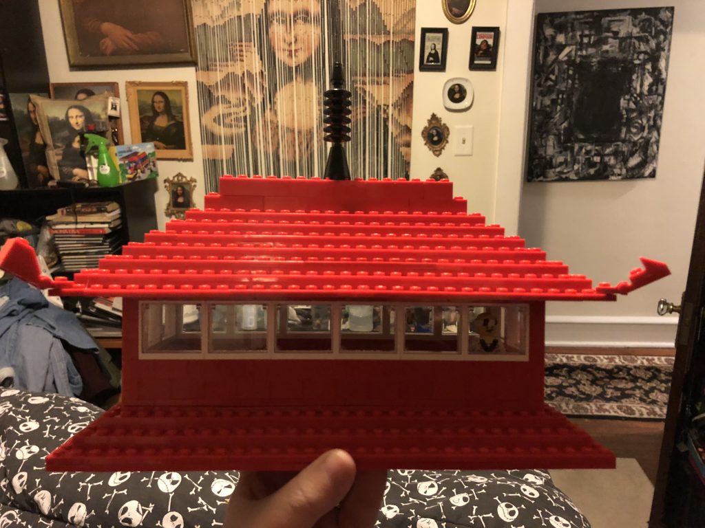 Reading Pagoda in LEGO Roof