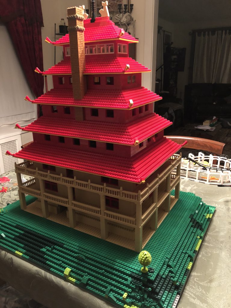 Reading Pagoda in LEGO